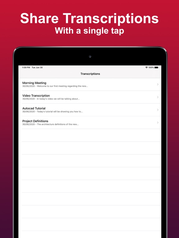 Screenshot #6 pour Transcriber: Speech to text