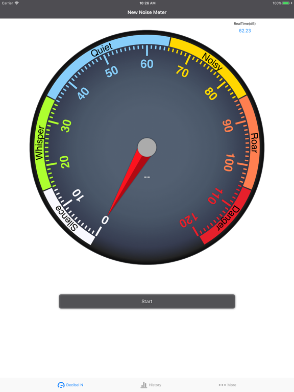 Screenshot #4 pour Decibel N - New dB Noise Meter