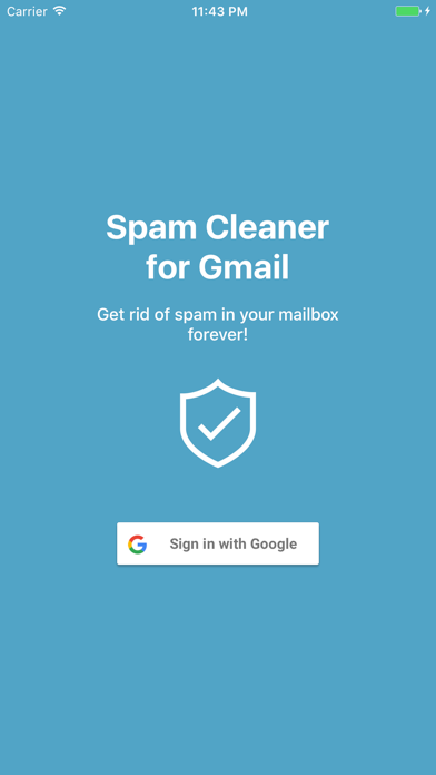 Screenshot #1 pour Spam Cleaner for Gmail