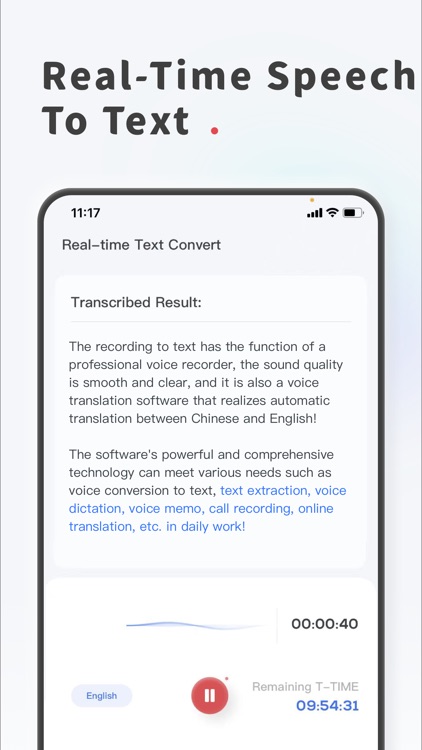 Transcribe: Auido To Text screenshot-3