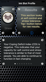 Ink Blot Profile screenshot