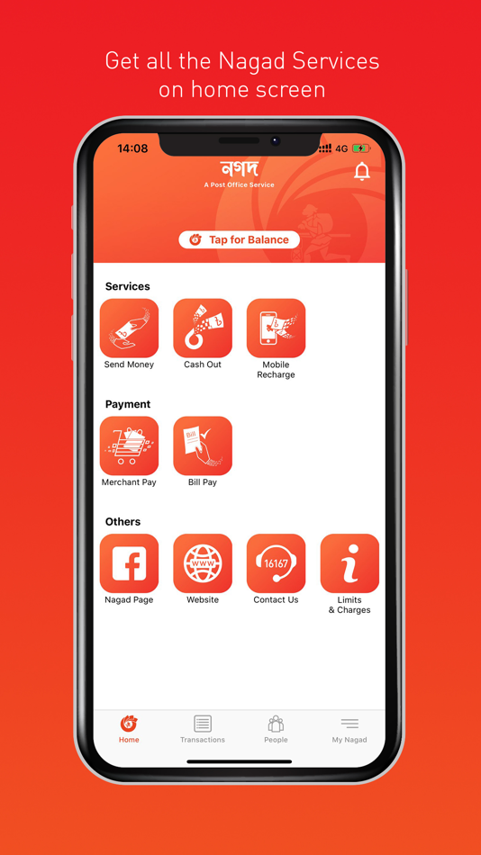 #2. Nagad (iOS) By: Bangladesh Post Office