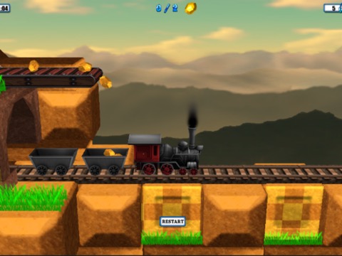 トレインシミュレーターゲーム無料の電車の物理学のゲームのおすすめ画像1
