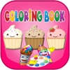 Coloring Book Cupcake For Kids