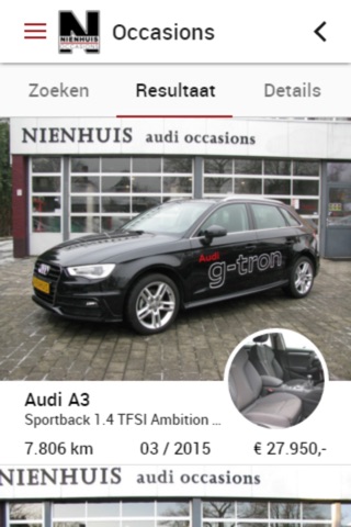 Nienhuis Occasions screenshot 2