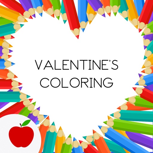 Adult Coloring Books: Valentines Day iOS App