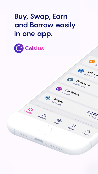Celsius: Earn & Borrow Crypto Screenshot