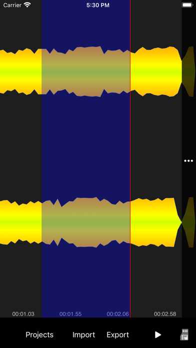 Screenshot #2 pour Wave Audio Editor