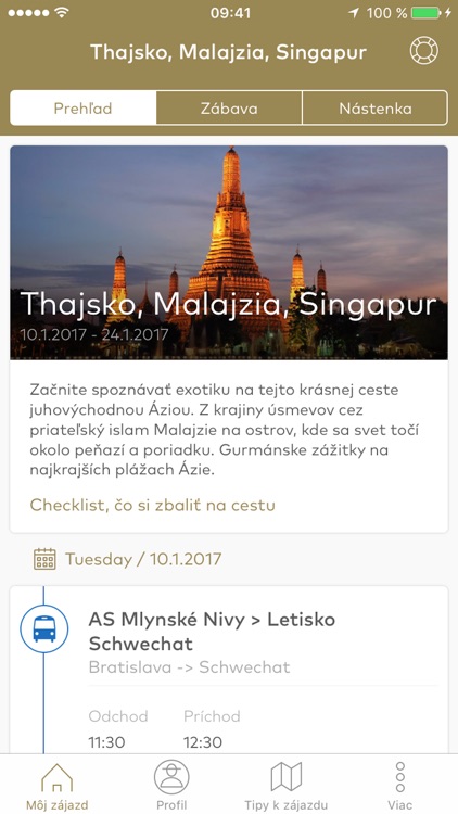 BUBO Cestovateľská aplikácia