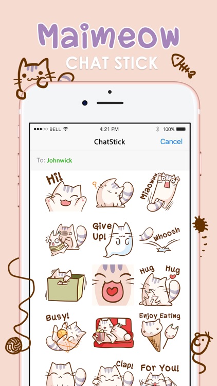 Maimeow Emoji Stickers for iMessage Free