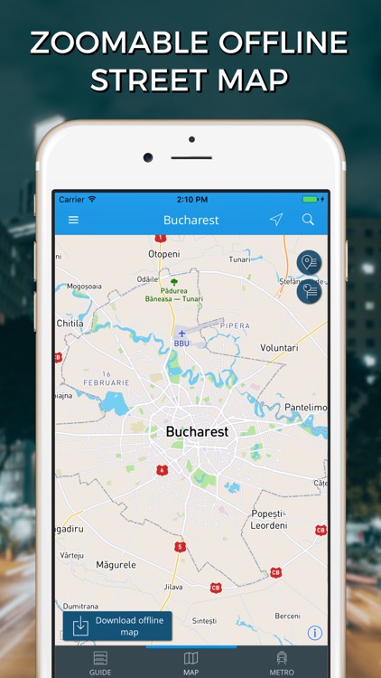 Bucharest Travel Guide with Maps screenshot-3