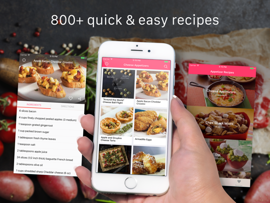 Screenshot #4 pour Appetizer Recipes: Healthy recipes, cooking videos