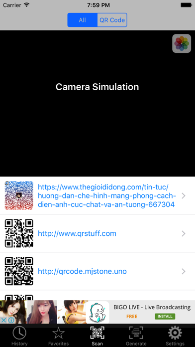 Screenshot #2 pour Scan QR Barcode
