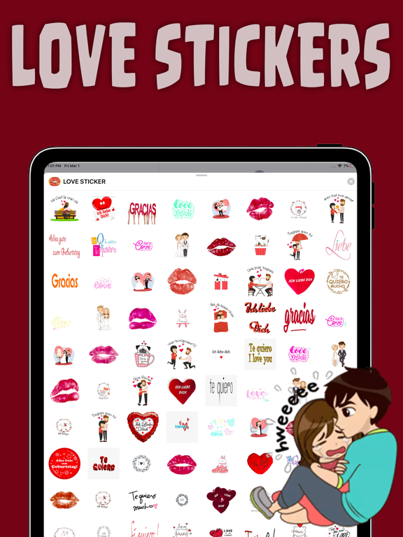 Screenshot #5 pour LOVE STICKER