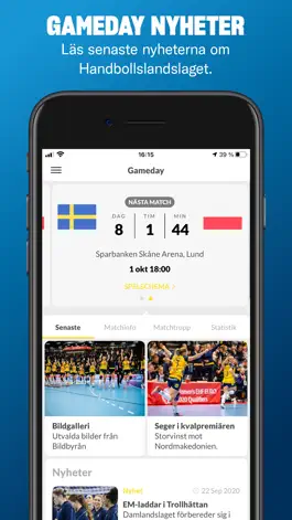 Game screenshot Gameday - Handbollslandslaget hack