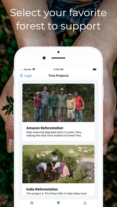 TreeClicks: Shop & Plant Trees Screenshot
