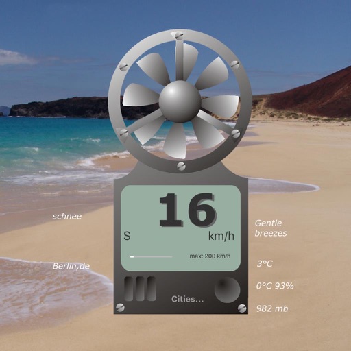 Anemometer iOS App