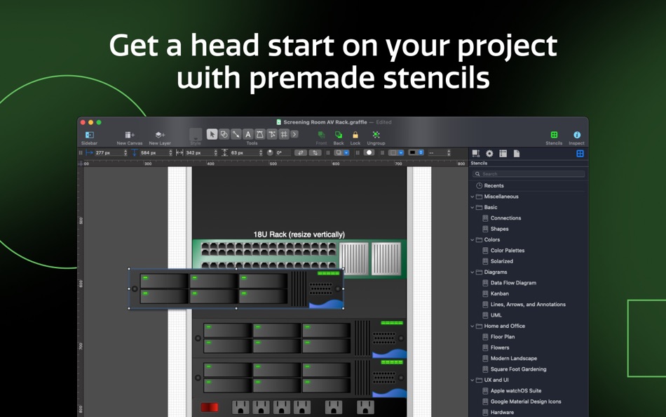 #7. OmniGraffle 7 Enterprise (macOS) 由: The Omni Group