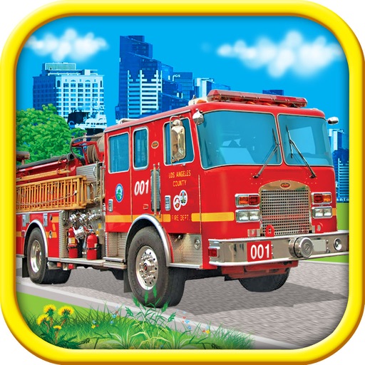 Fire Trucks - Coloring Book