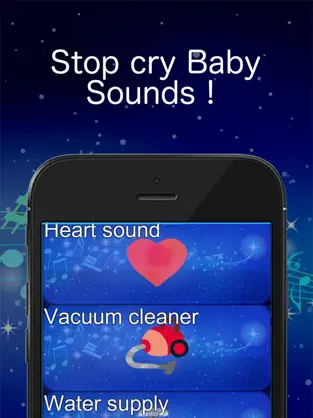 Screenshot 1 Stop cry Baby Sounds-Baby's smile- iphone