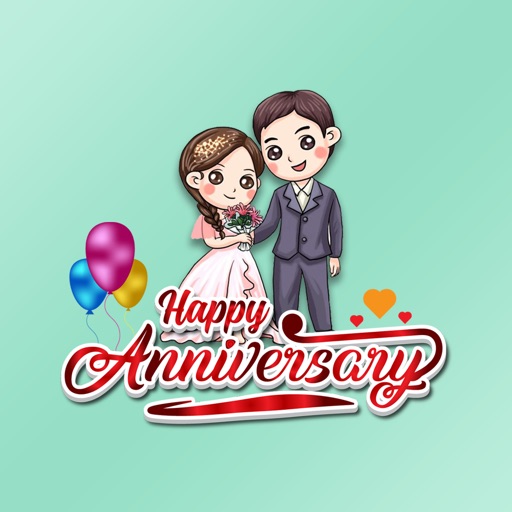 Anniversary Stickers -Animated icon