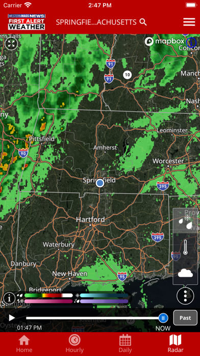 Western Mass News Weather Screenshot