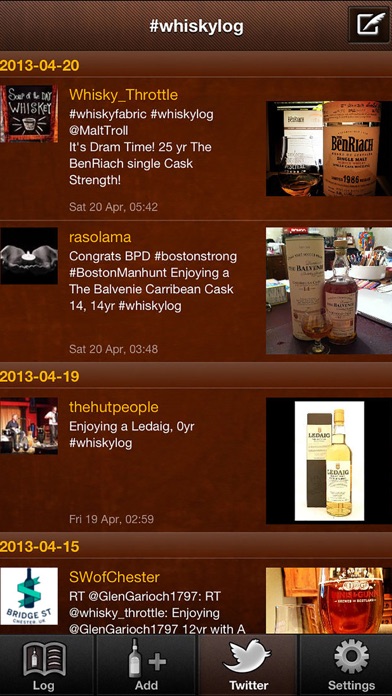 Whisky Log Screenshot