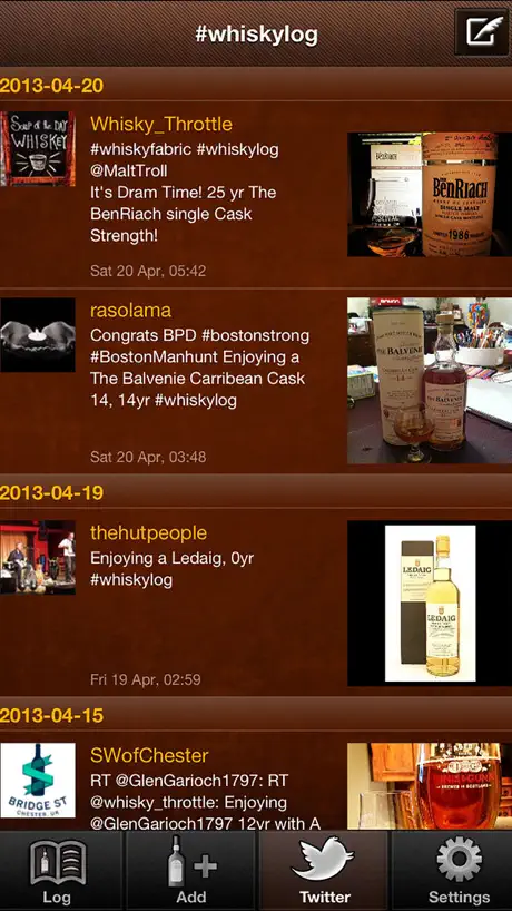 Whisky Log