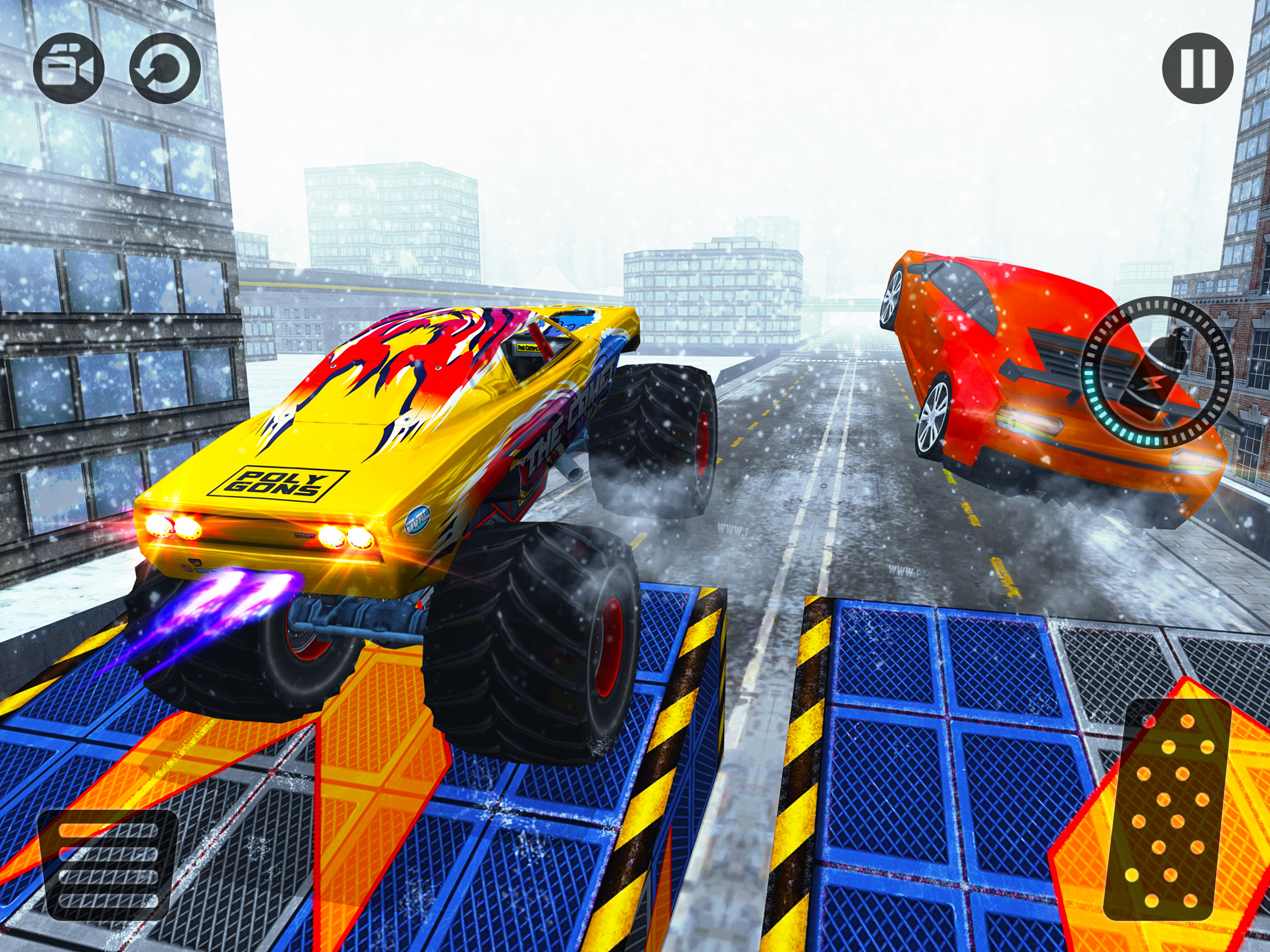 Crazy 4x4 Monster Truck Racer 2017-Stunt Racing 3D