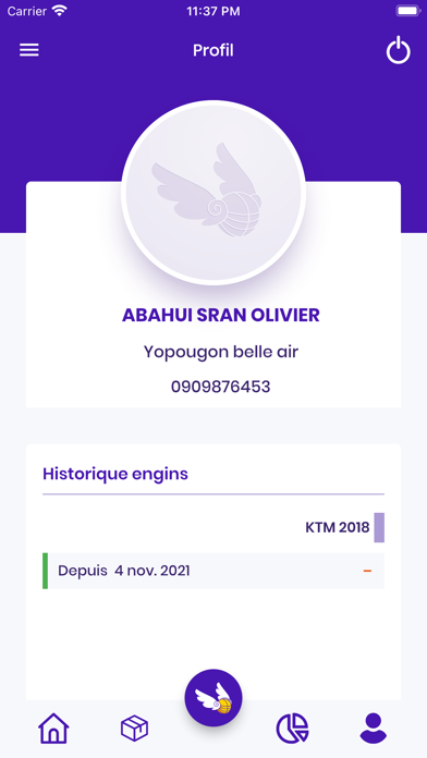 iTeliya Livreur Screenshot