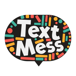 Ícone do app Text Mess - turn your messages into art