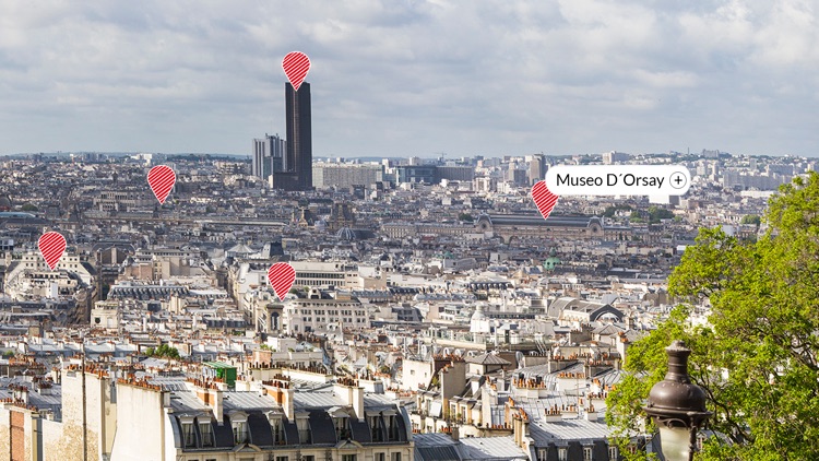 Lookout of the Sacrè Coeur. Paris