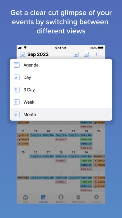 Zoho Mail - Email and Calendar Screenshot