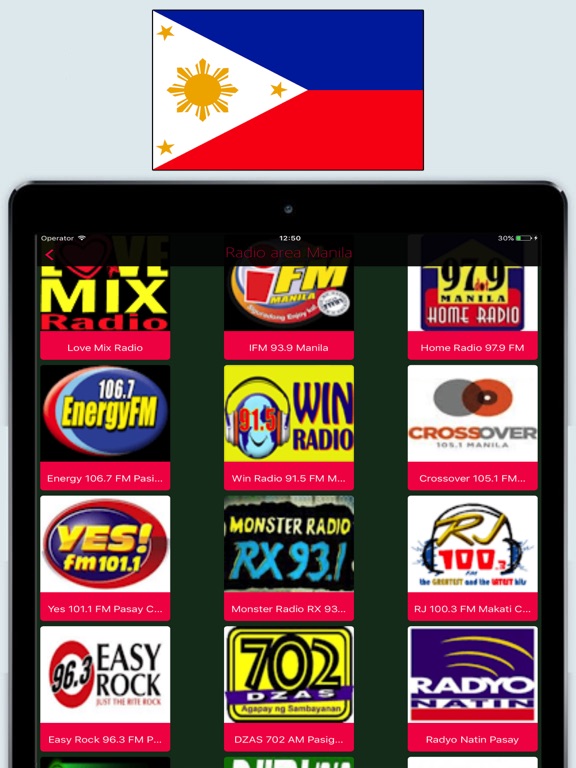 Radio Philippines FM / Live Radyo Stations Onlineのおすすめ画像2