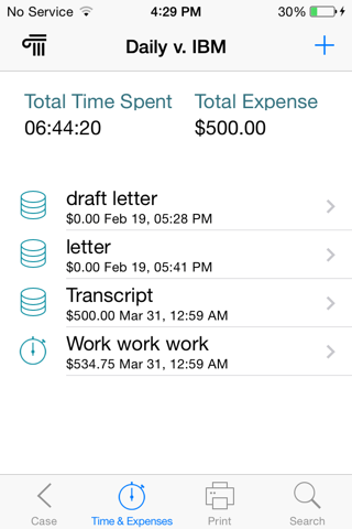 CaseManager for iPhone screenshot 4