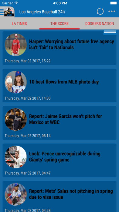 Screenshot #1 pour Los Angeles Baseball 24h