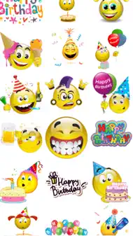 Birthday Emoticons iphone bilder 1