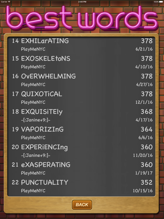 WordPop! Free iPad screenshot 5 - Games app