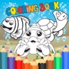 Fun Sea Animal Coloring Book Games for Kids