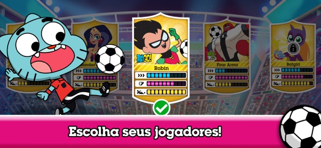 Copa Toon: Goleadores é o novo jogo de futebol da Cartoon Network