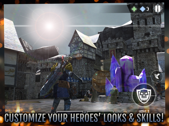 Heroes and Castles 2 iPad screenshot 4 - Games app