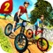 Be a legendary kids bicycle rider while climbing hill and steep mountains