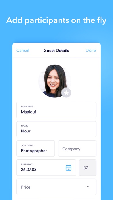 Guest List Check-in | Snafflz Screenshot