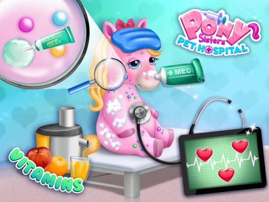 Игра Pony Sisters Pet Hospital - Pink Horse Doctor