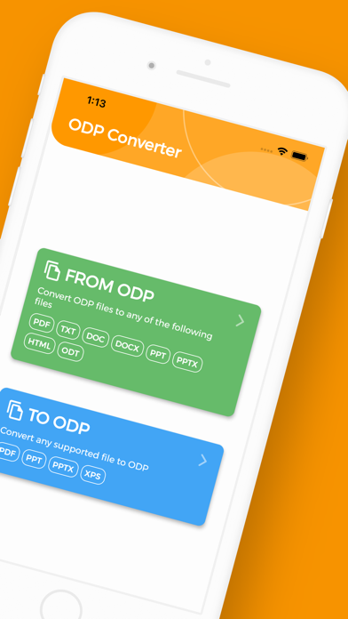 ODP Converter, ODP to PPTX for iPhone - Free App Download