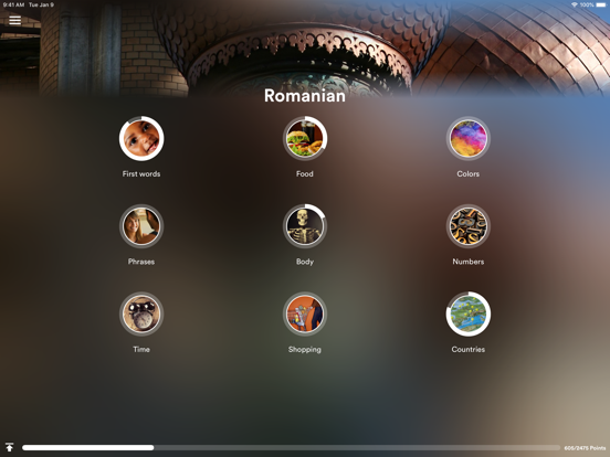 Learn Romanian - EuroTalk iPad screenshot