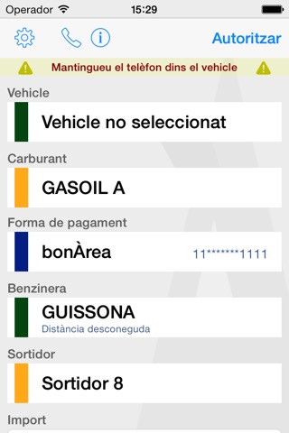 bonÀrea CarPay screenshot 2