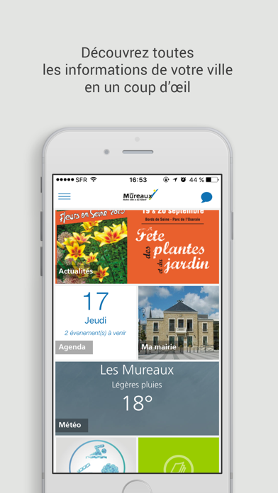 Ville des Mureaux app screenshot