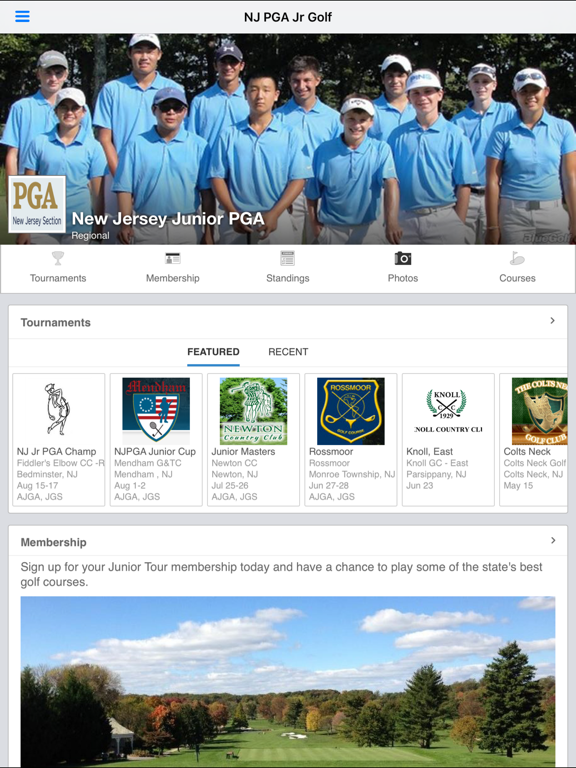 Screenshot #4 pour New Jersey PGA Junior Tour