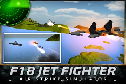F18 Jet Fighter Air Strike Simulator 3D screenshot 4